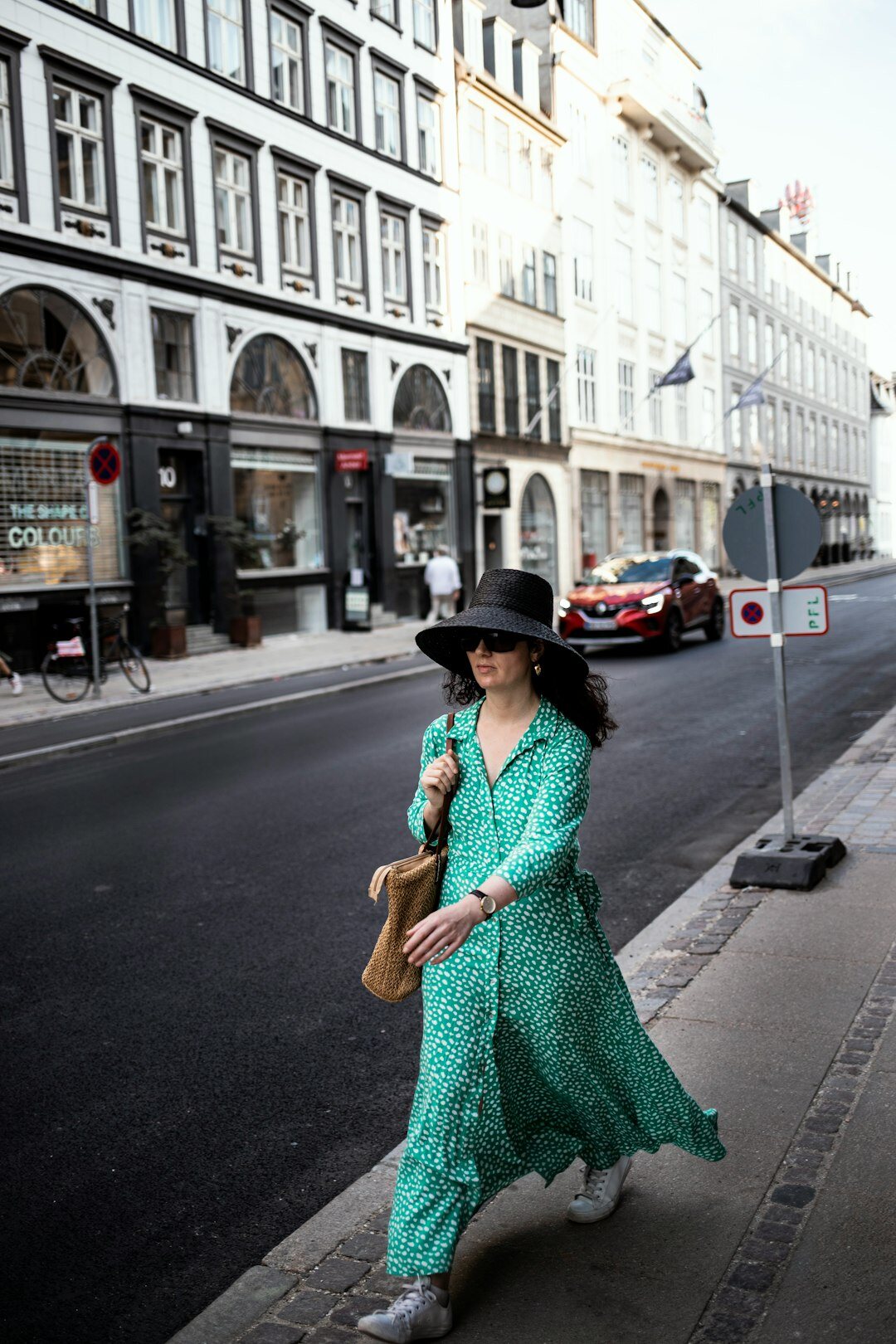 fashion influencer on street