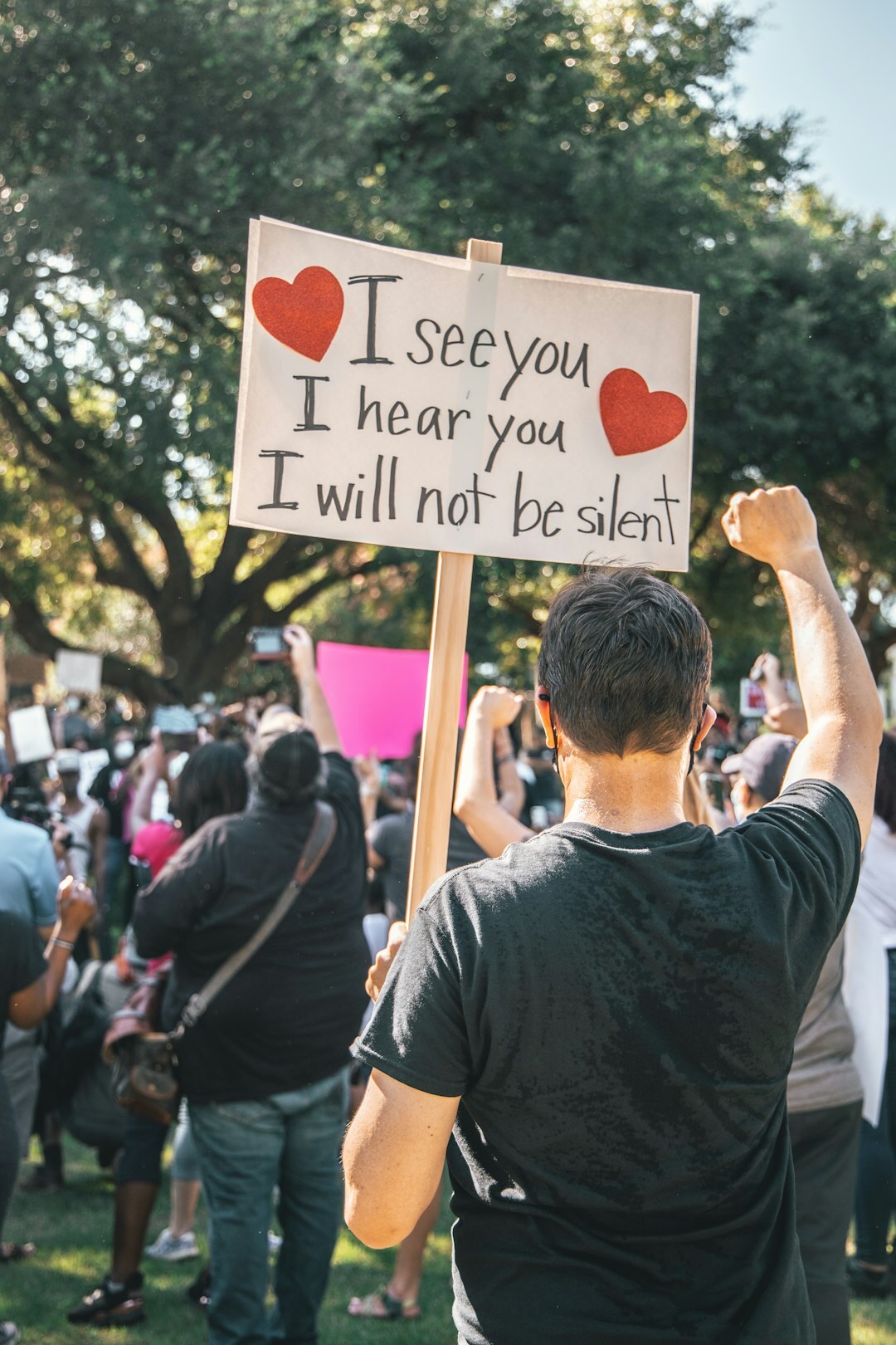 people protesting