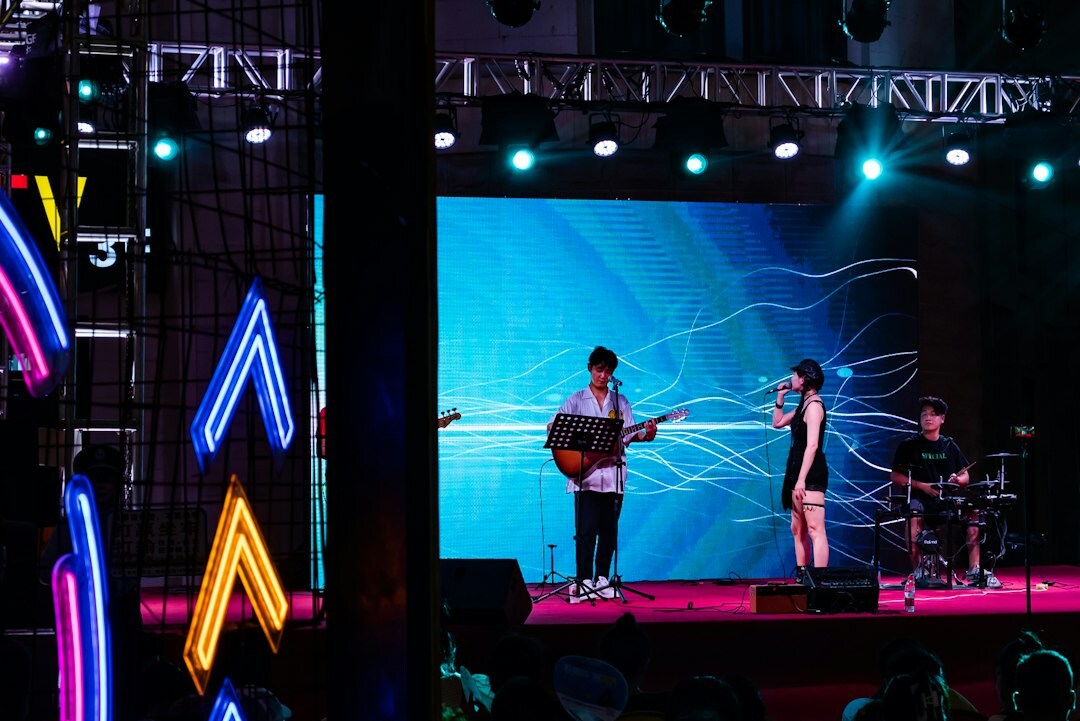 celebrity on stage