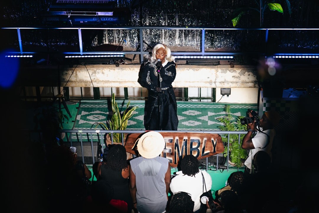 celebrity on stage